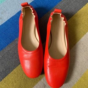 Everlane V1 Red Day Glove Flats